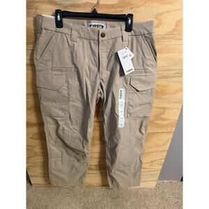 NWT Women's First Tactical Pants 16 Cargo Khaki Utility